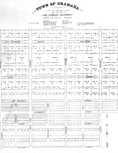 Original Granada town plan