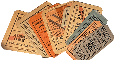 ticket stubs