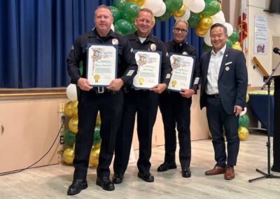 LAPD officers receive special LA City Recognition Proclamations
