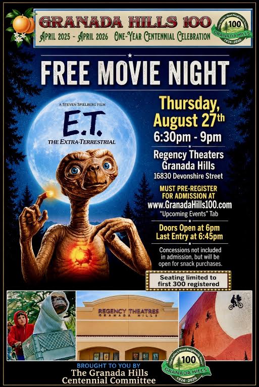 Poster for Free Movie Night ET