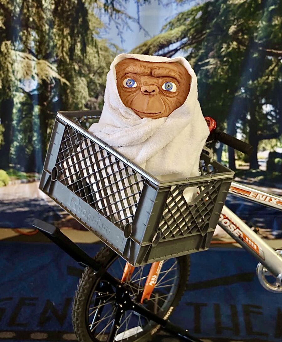 ET Photo op props in theatre lobby
